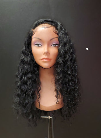 22'  Burmese Curly Closure Wig